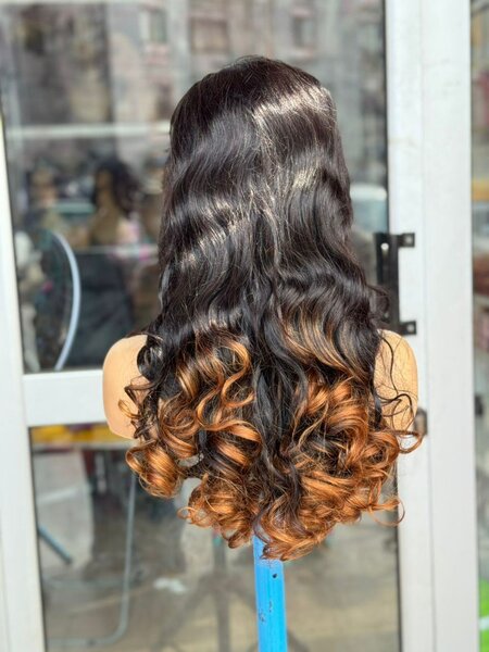 Perruque Ondulée Ombre