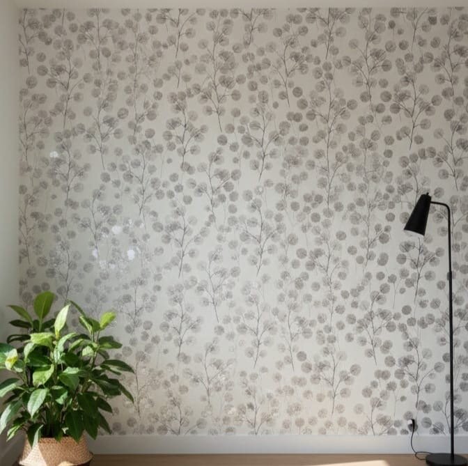 Papier peint floral élégant