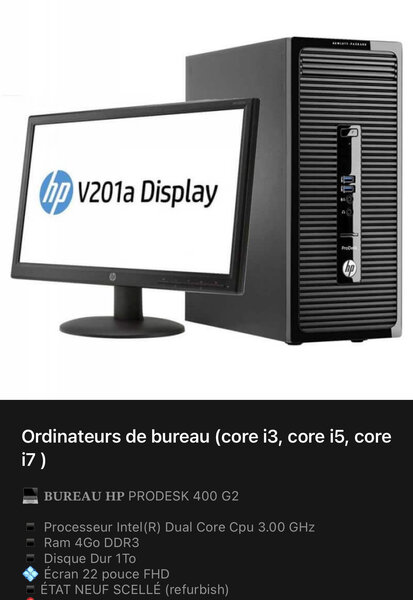 Ordinateur HP ProDesk 400 G2