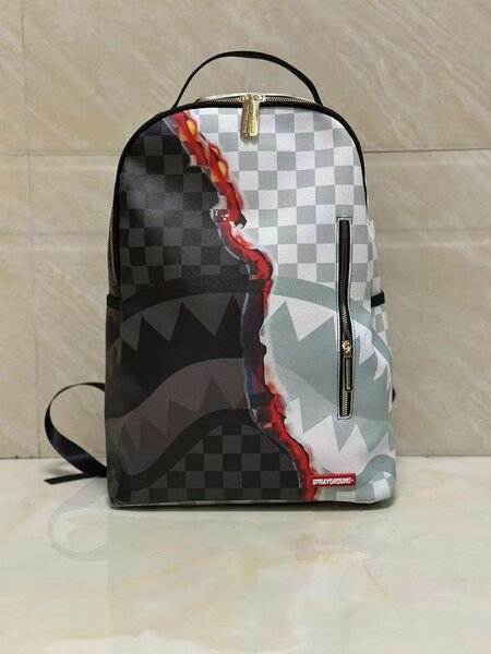 Sac à dos tendance motif requin