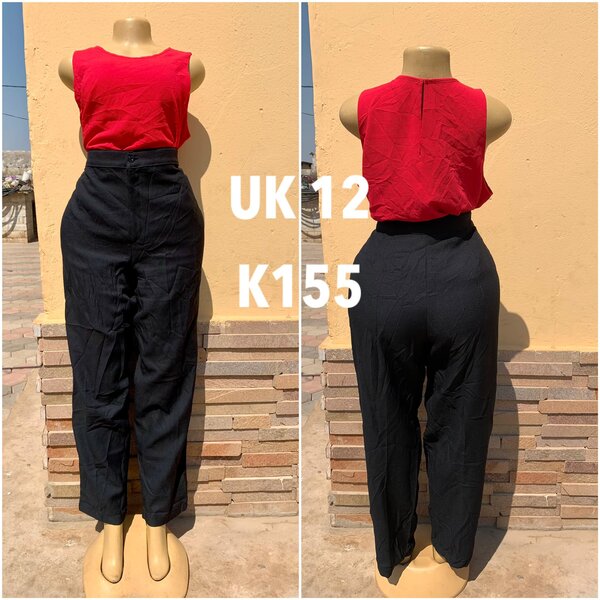 Black classic trousers size 12