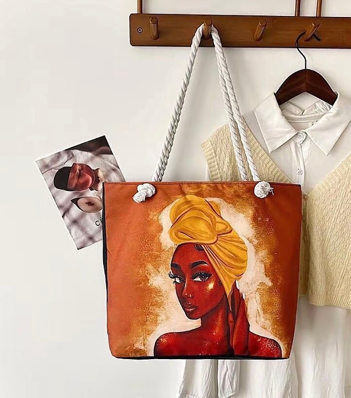 SacTote bag avec illustrations
