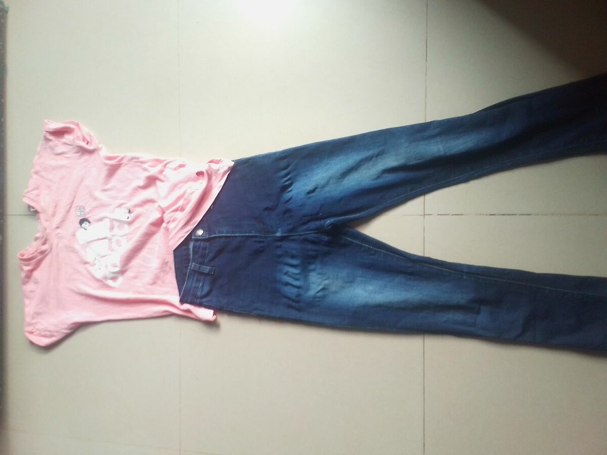 Ensemble T-shirt et Jean pour Filles