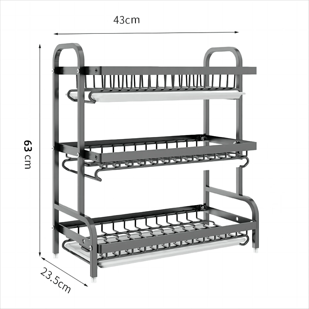 Égouttoir à Vaisselle 3 Niveaux
