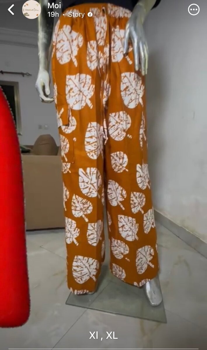 Baggy Ankara 4 poches