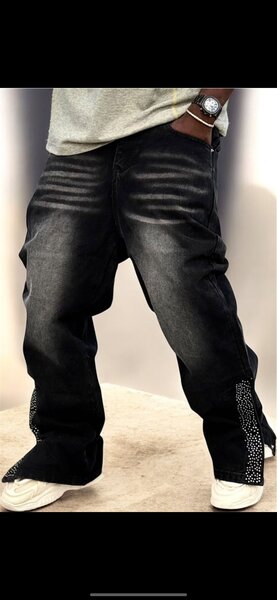 Jeans larges décontractés