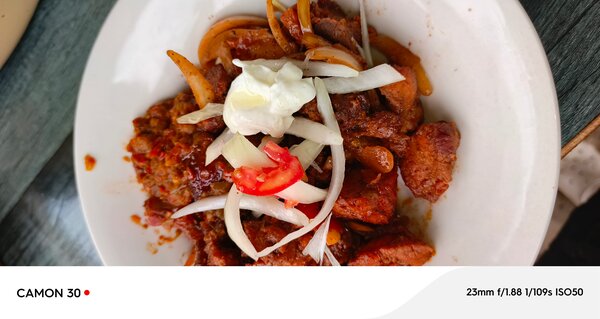 Porc braisé, sauté revenir