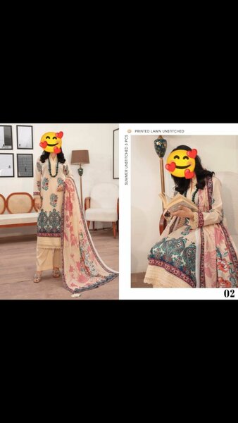Printed lawn