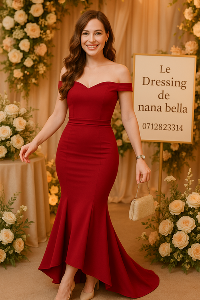 Robe de cérémonie rouge