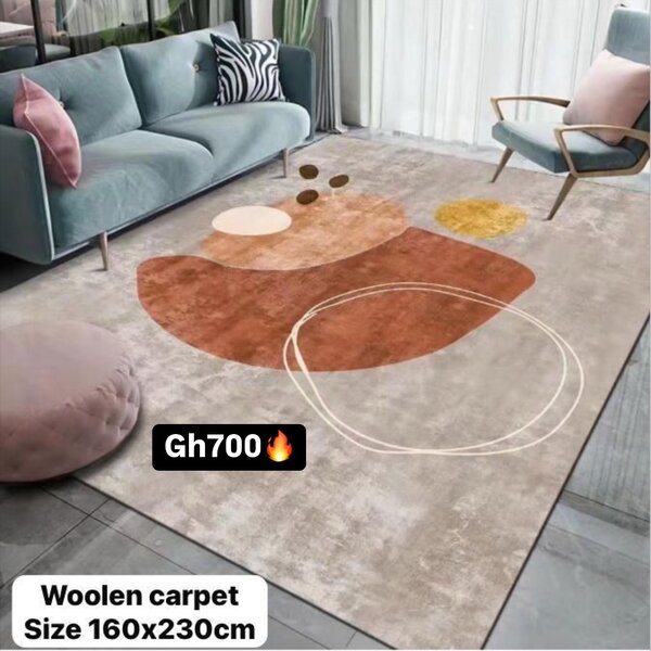 Beautiful and soft woolen carpet for the house