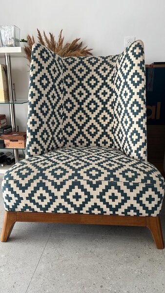 Fauteuil moderne géométrique