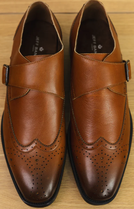 Jeff Banks Single Monk Strap Shoes