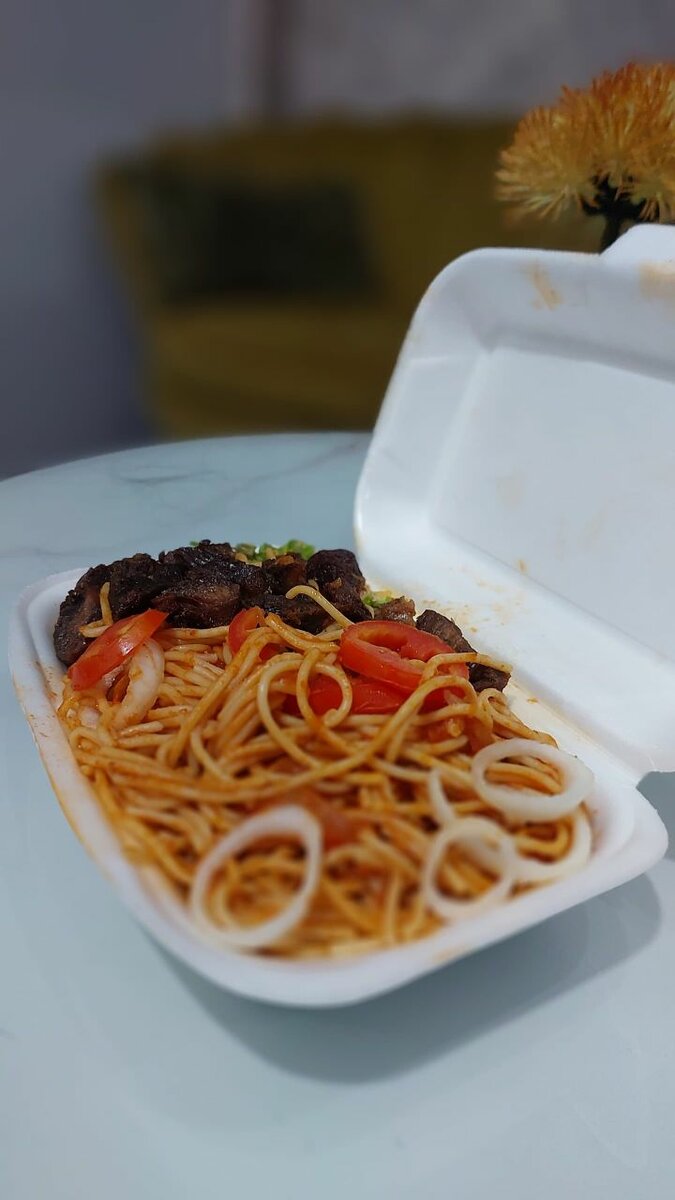 Spaghetti à la viande de bœuf