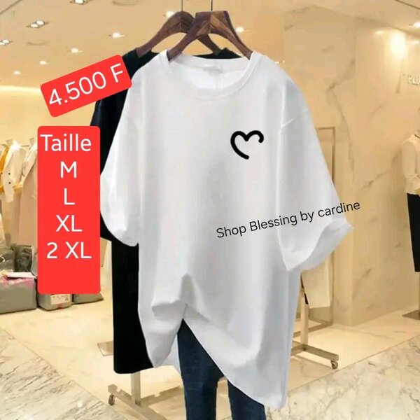 T-shirt tendance décontractée femme