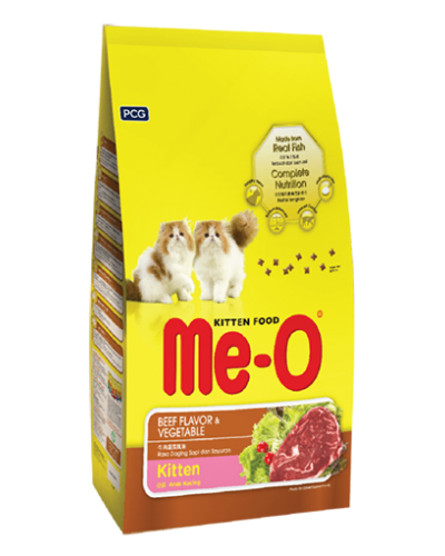 Корм для котят Ме-О с говядиной, 7 кг.