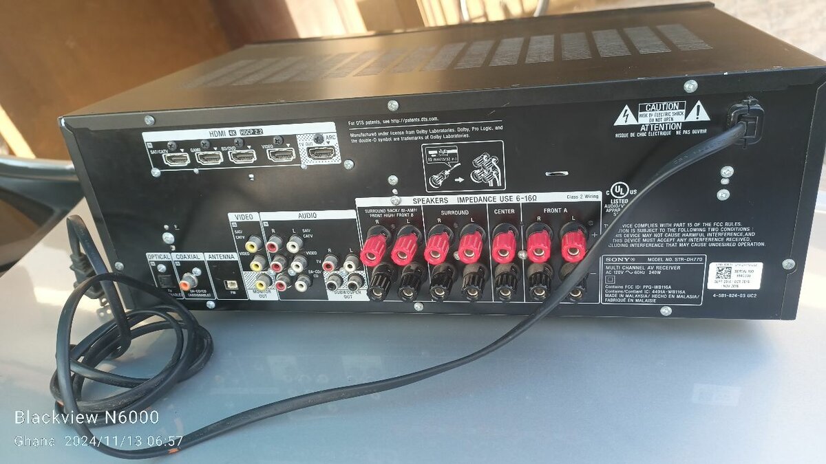 Sony STR DH770 Amplifier