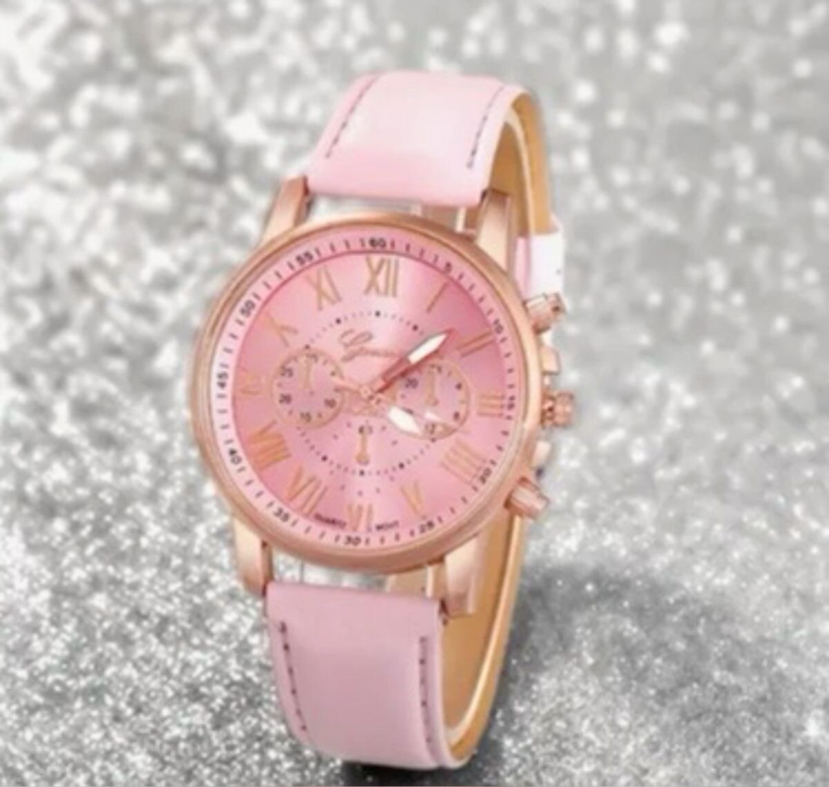 Montre Rose Élégante Femme