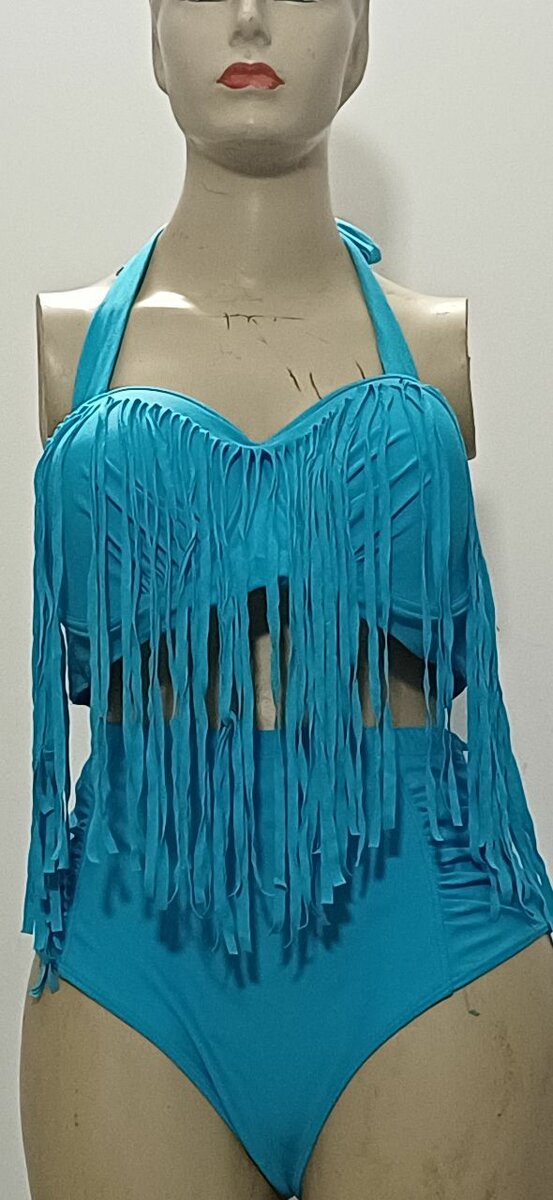 Maillot de bain à franges