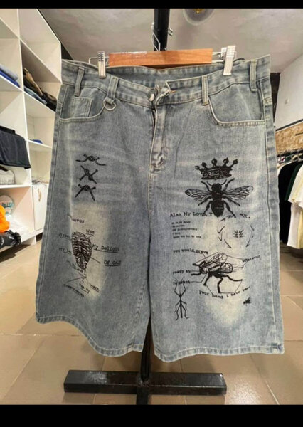 Shorts en jean style streetwear