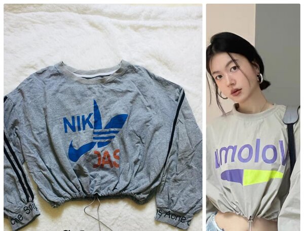 Salaula crop tops and tops