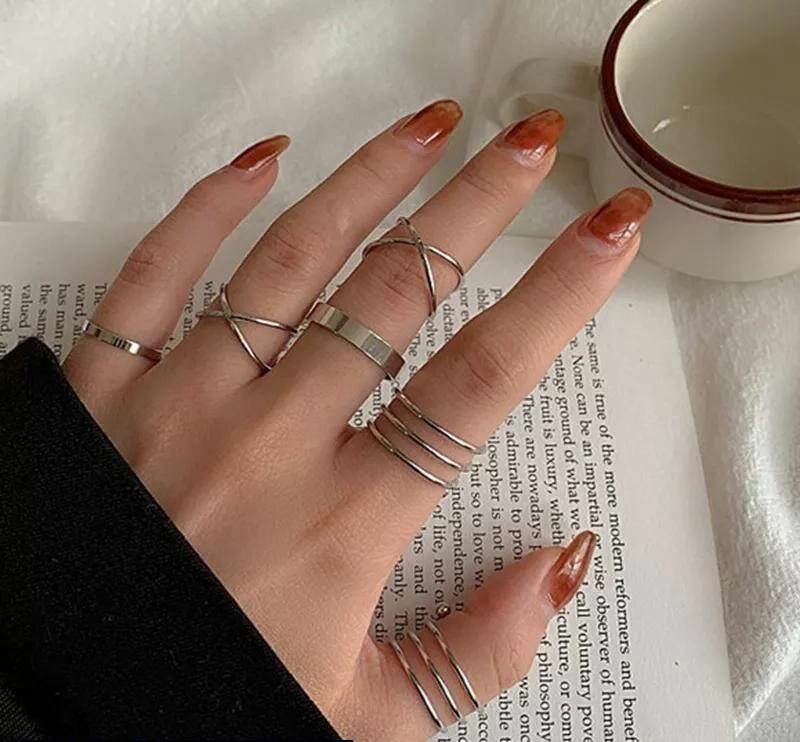 Hip hop ring set