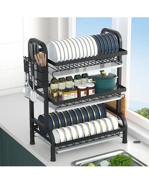3-tier dish rack