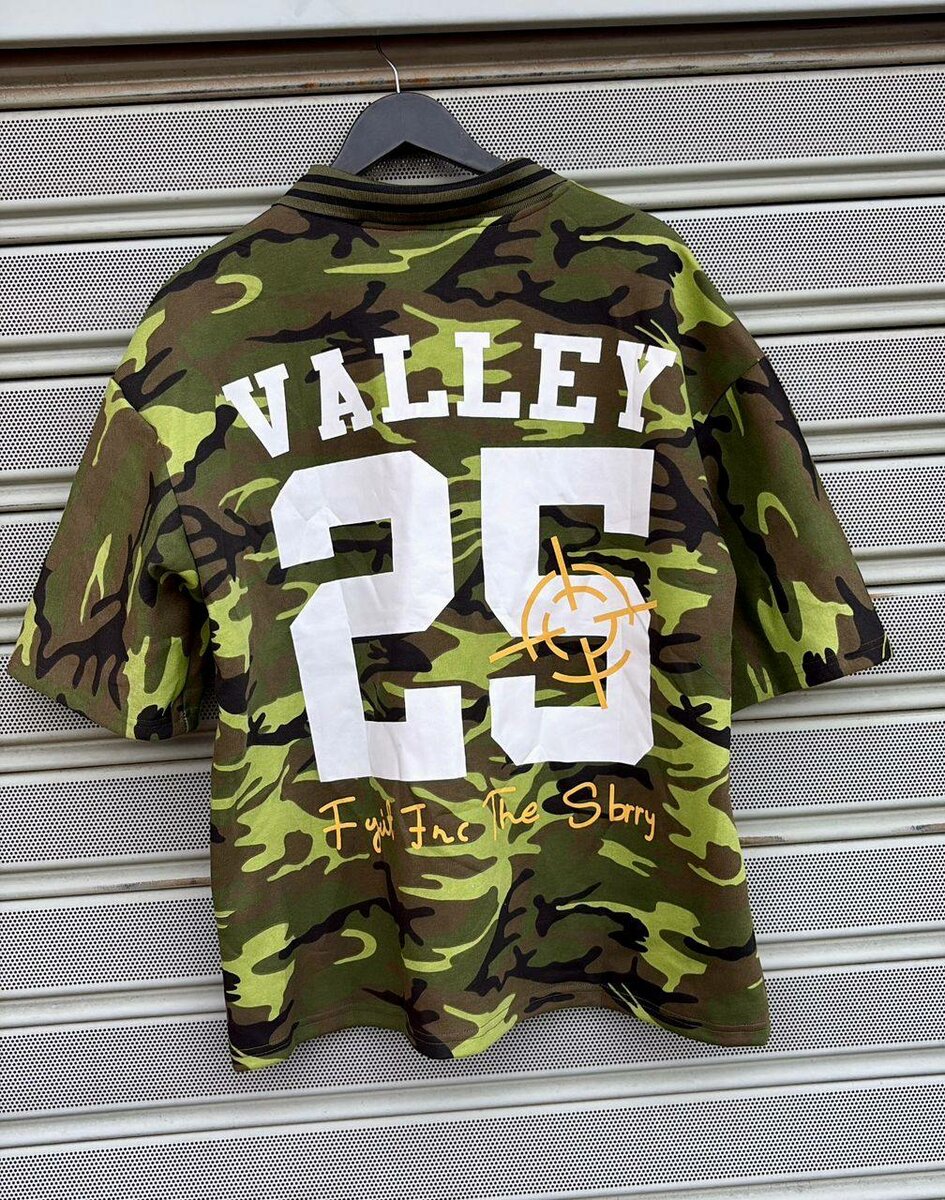 T-shirt camouflage style col