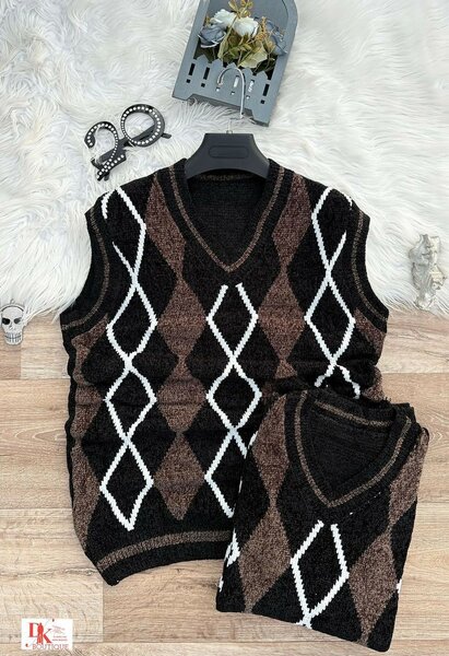 Gilets sans manches à motifs