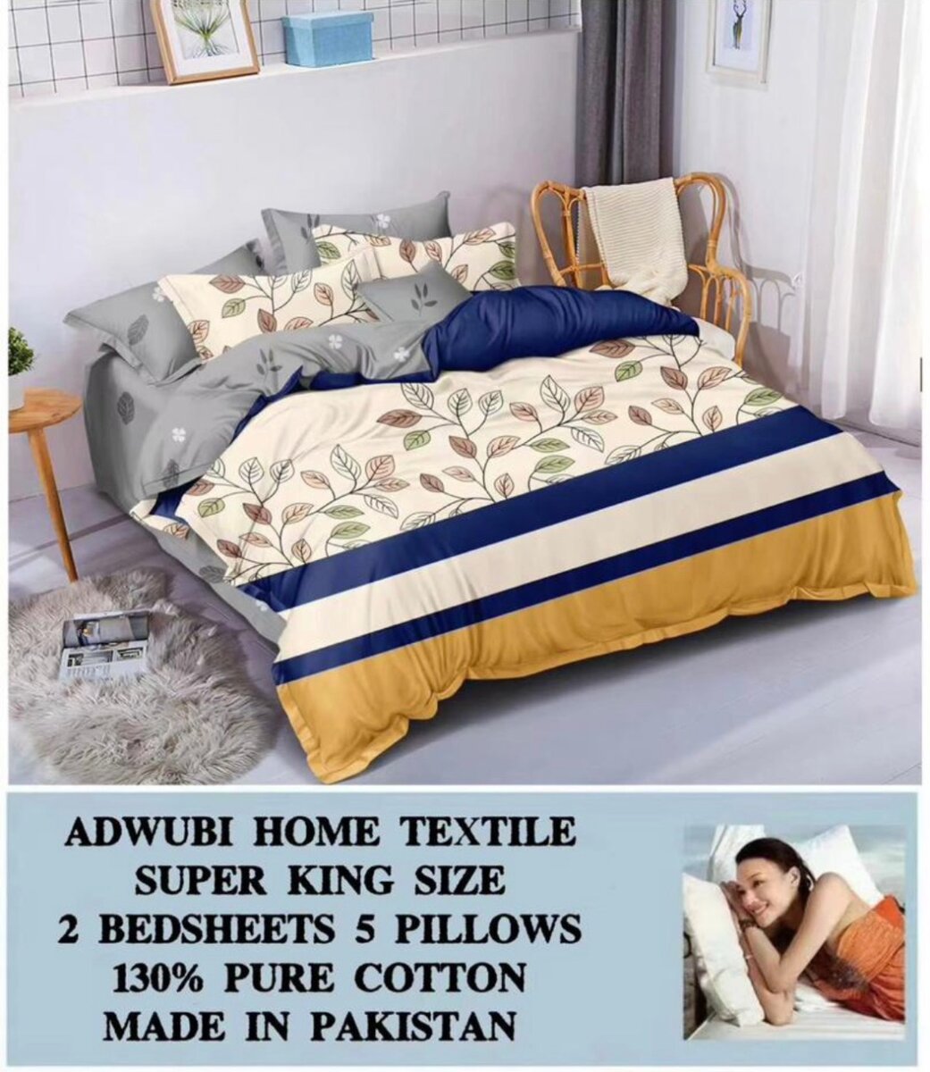5 pillow cases 2 bedsheets