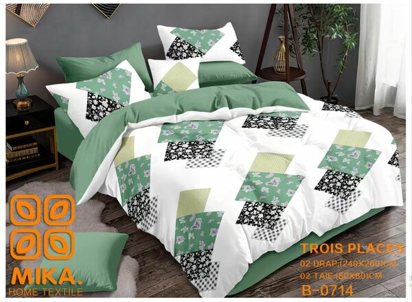 Parure de lit 3 places MIKA