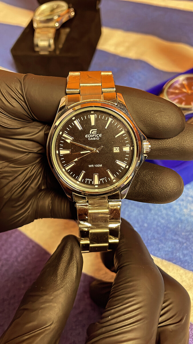 CASIO ÉDIFICE CADRAN NOIR