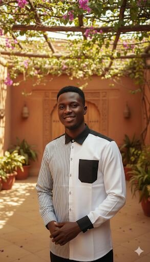 Chemise à motifs élégants homme