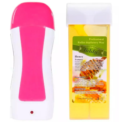 Wax Depilatory Machine with refill cartridges depilatory wax roll on heater