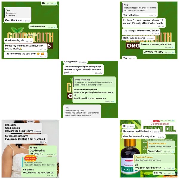 Contraceptive Neem oil