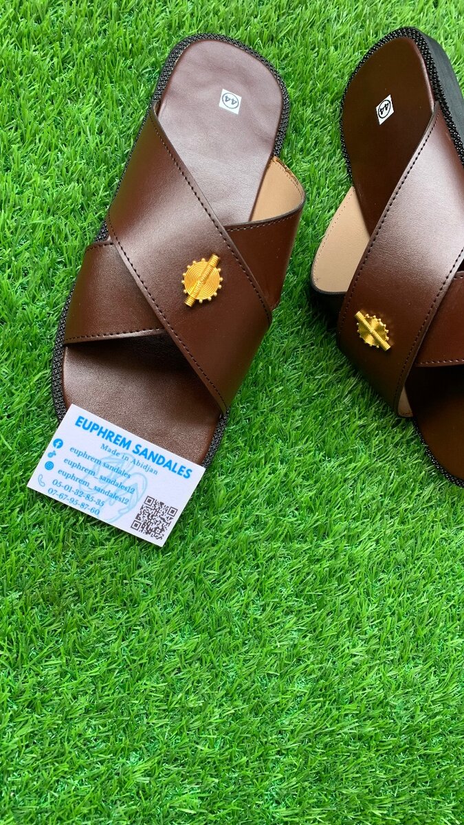Sandales en cuir
