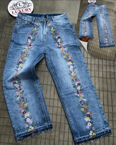 Jeans artistiques tendance