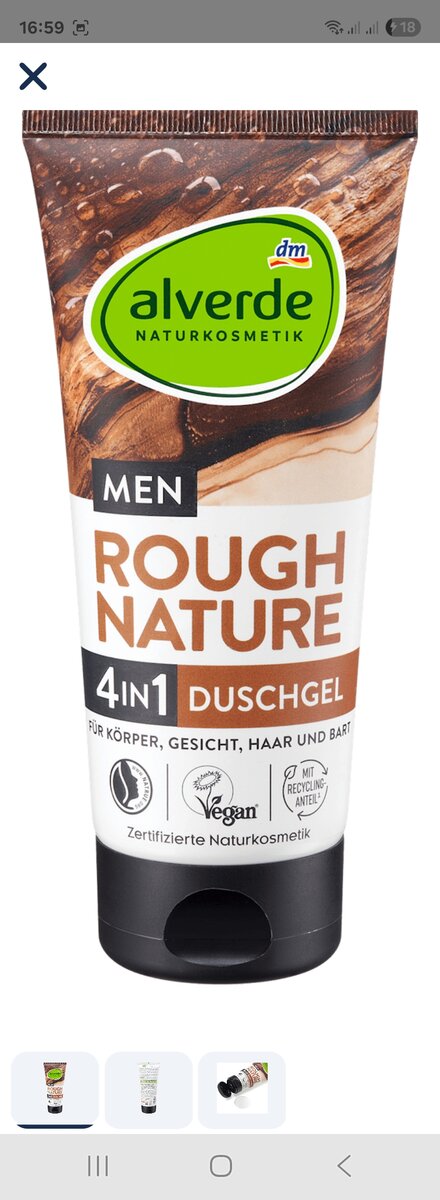 Douche Vegan 3-en-1 Homme