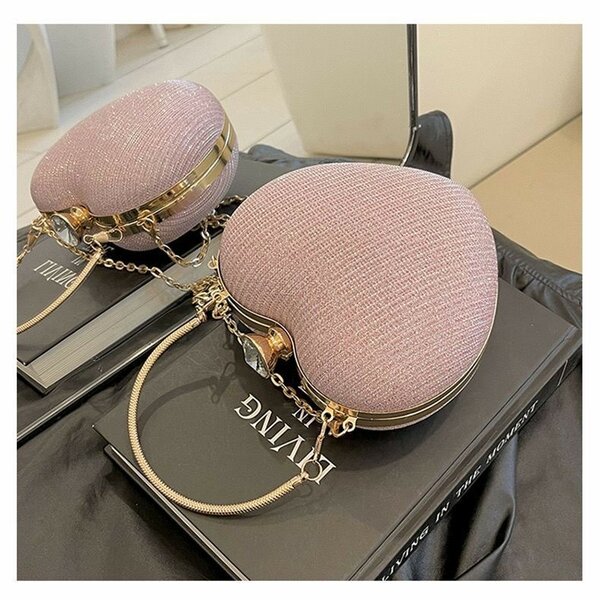 Sac cœur en paillettes