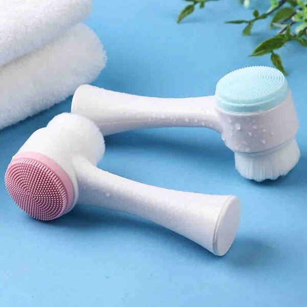 Dual-Sided Silicone Facial Brush