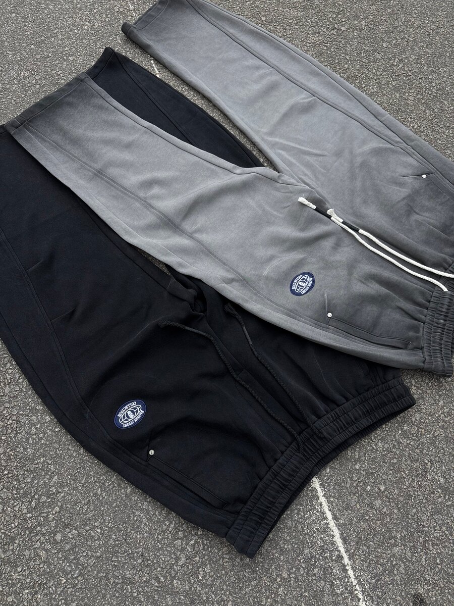 Pantalons de jogging bicolores