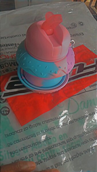 Gourde pliable en silicone