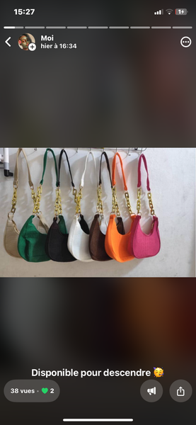 Sac à main coloré élégant