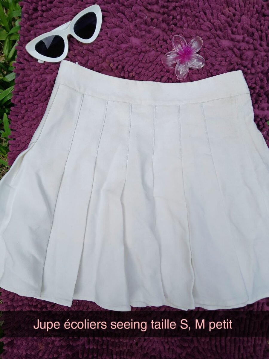 Jupe plissée écolière taille S/M