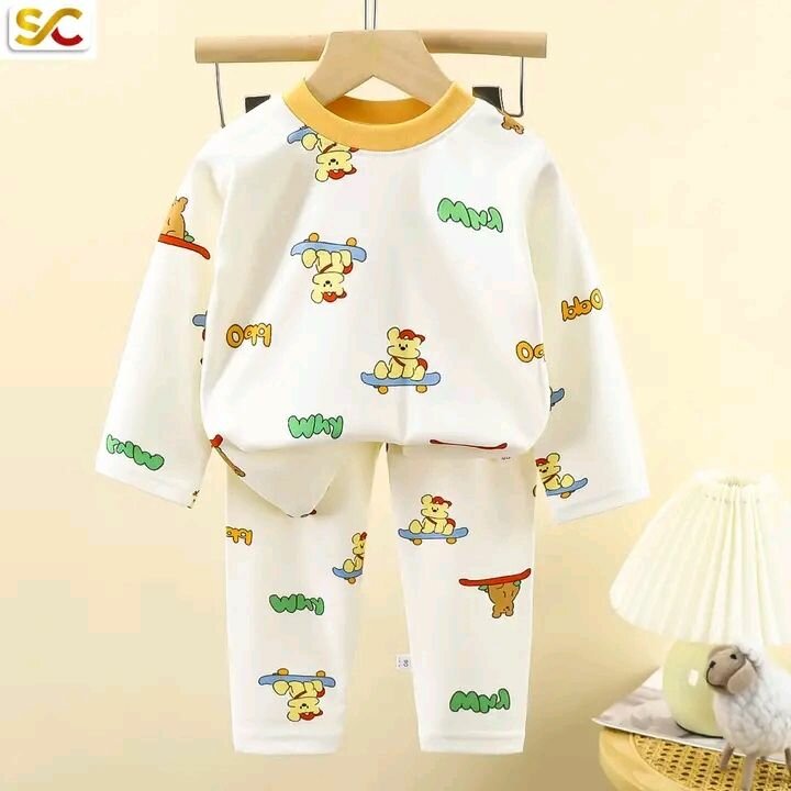 Pyjamas enfants motifs colorés