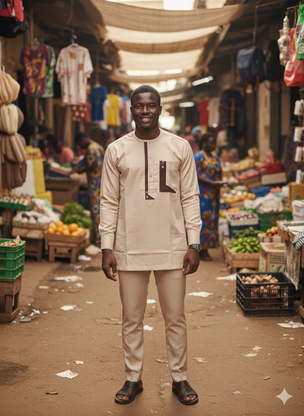 Complet tunique homme