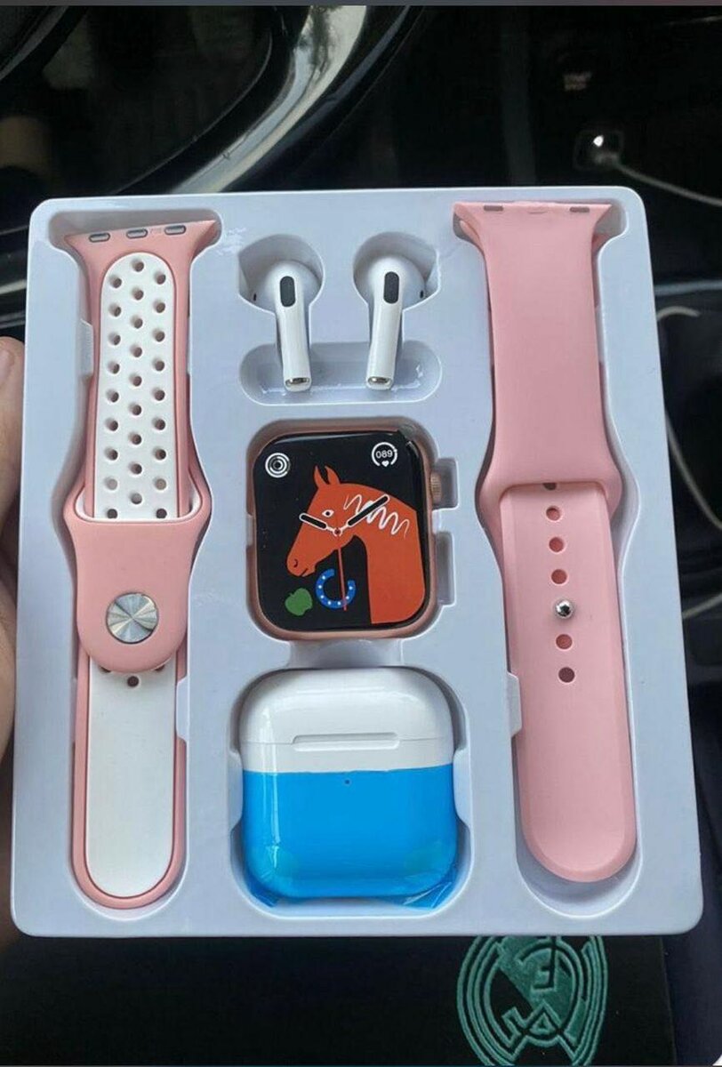 Montre intelligente 1.44" avec écouteurs