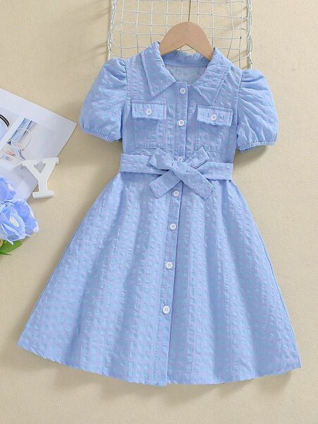 Ensemble denim fille élégante