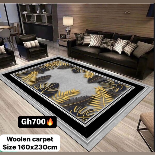 Beautiful and soft woolen carpet for the house