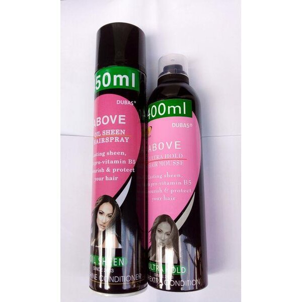 Above Hair Mousse & Hairspray Set