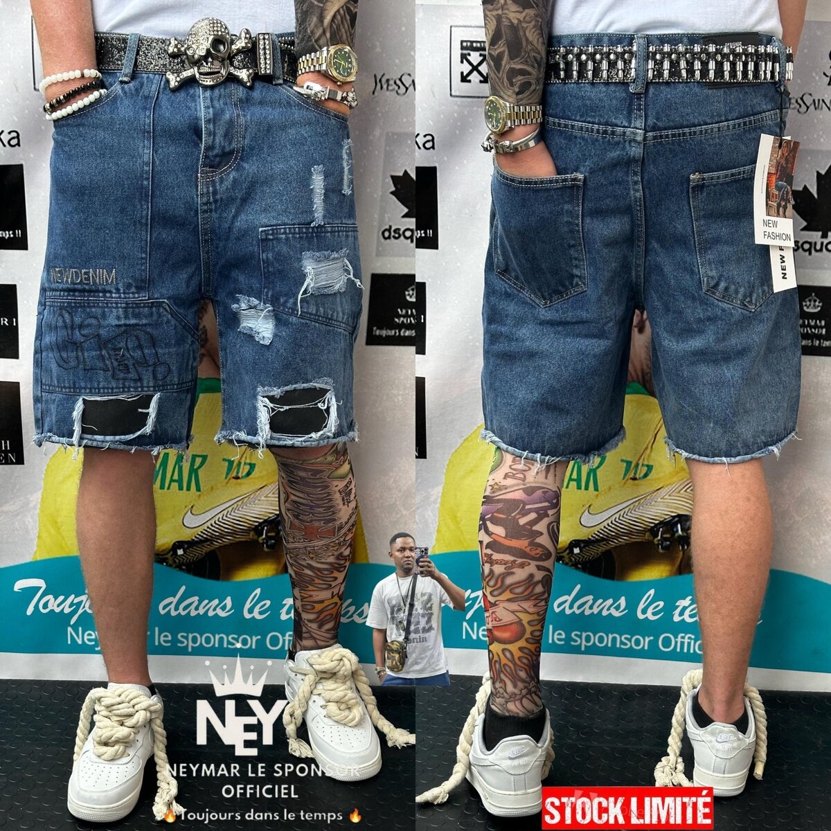 Shorts en Jean Décontractés